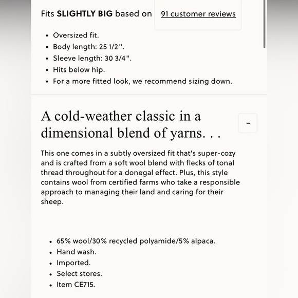 J. Crew Relaxed Turtleneck Sweater in Donegal Wool light blue CE715 cozy XS - Picture 4 of 6